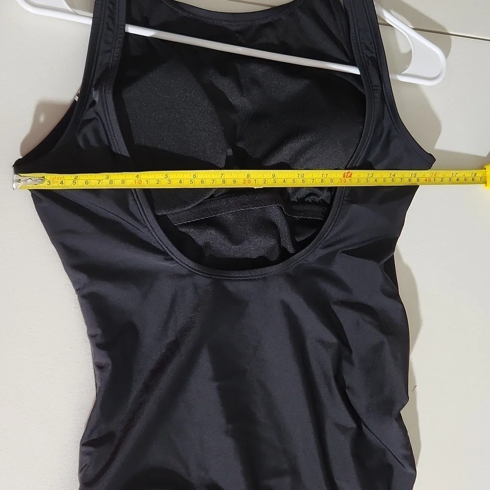 Neutica Swimsuit Womens Full Piece Size L Bathing Suit Navy Black Red White Bra